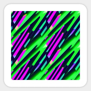 Abstract Fluorine Sticker